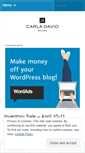 Mobile Screenshot of carladavidblog.com